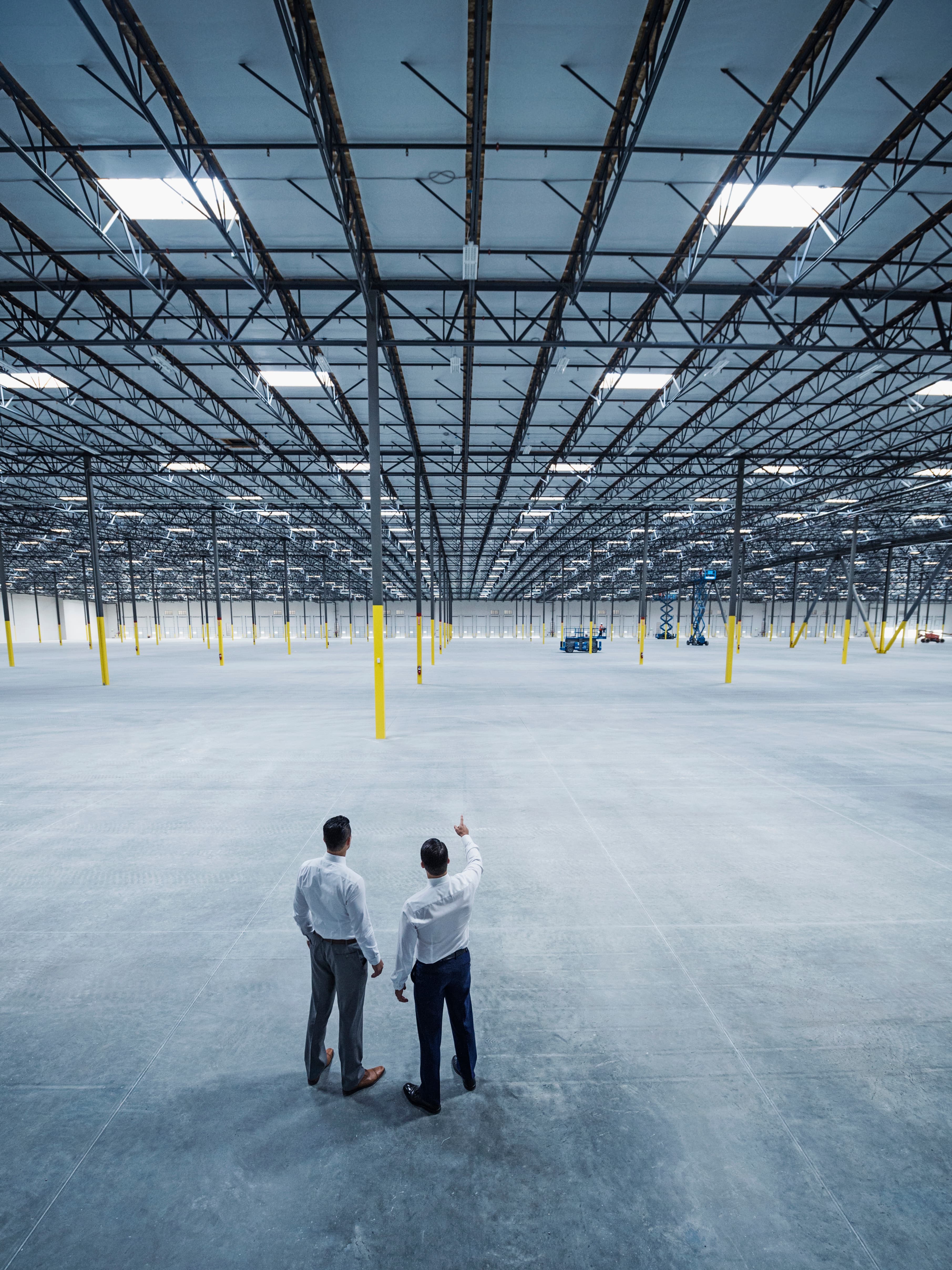 Logistics Warehouse Interior